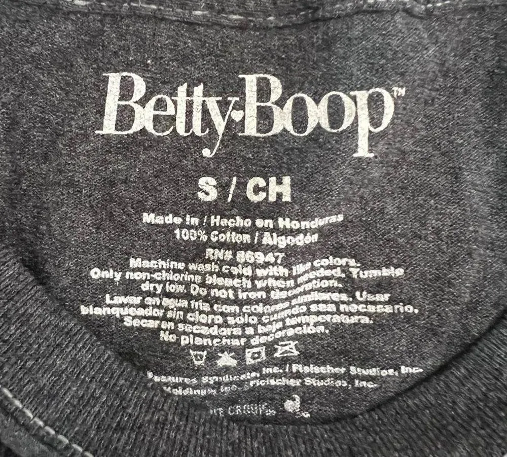 Betty Boop tie dye graphic tshirt - Image 3