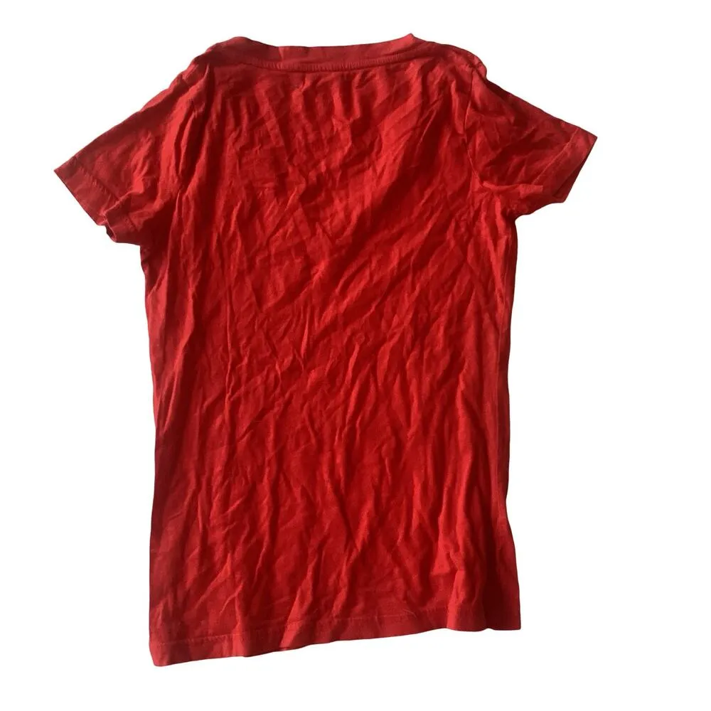 Mossimo Boyfriend Tee Red Size M - Image 5