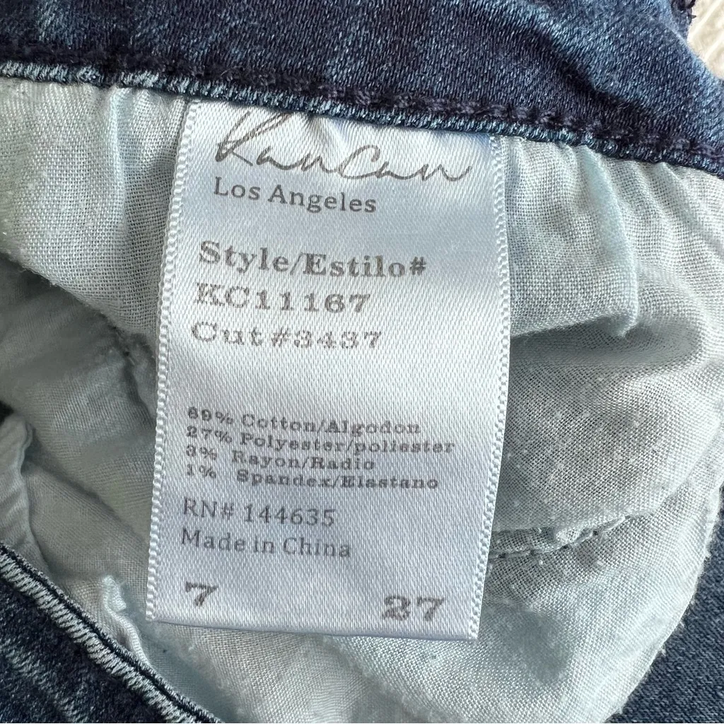 KanCan Estilo high rise raw hem cotton jeans 27 Blue - Image 14