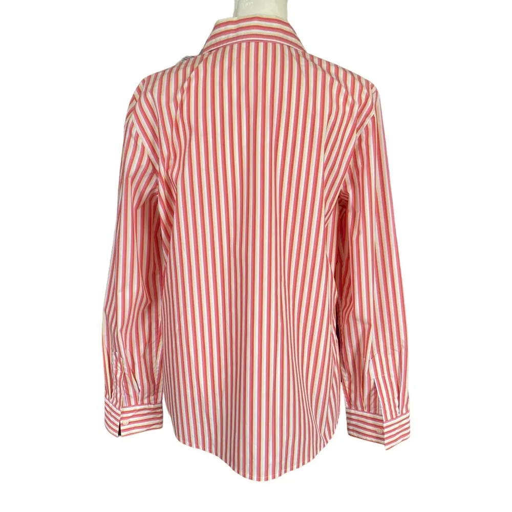 Ellen Tracy women’s long sleeve collared button down blouse size 12 NWT - Image 4