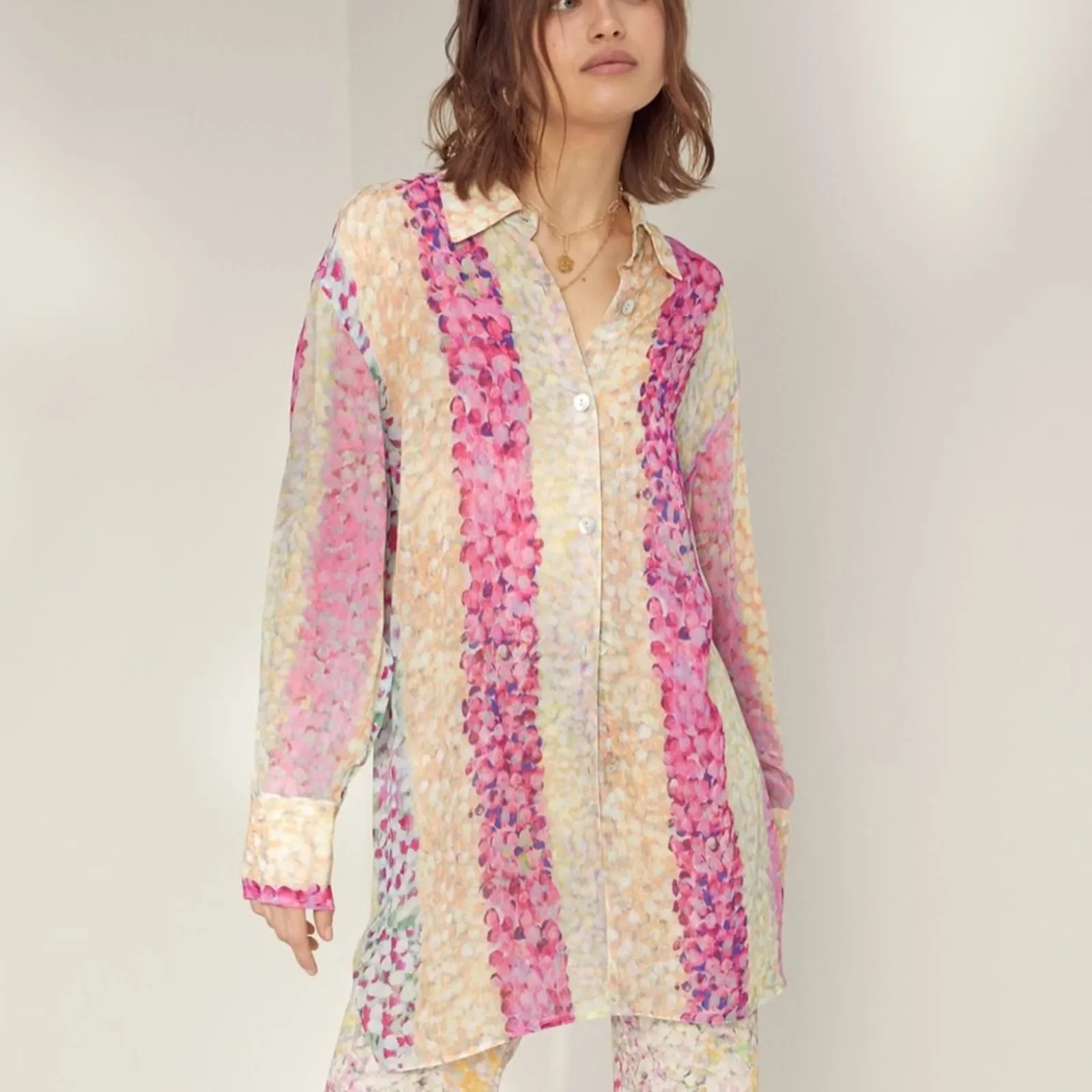 Wilfred  Aritzia Twain Button Up Shirt - Image 2