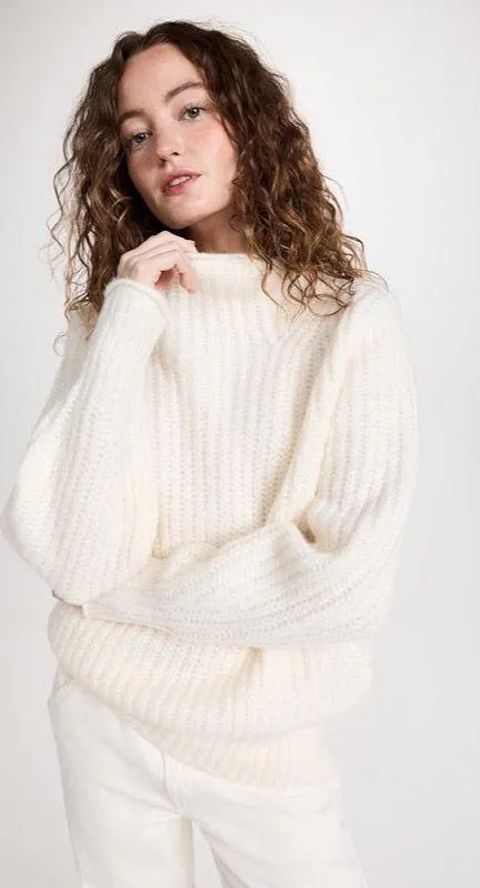 Loretto Mockneck Pullover Sweater - size XS - Image 2