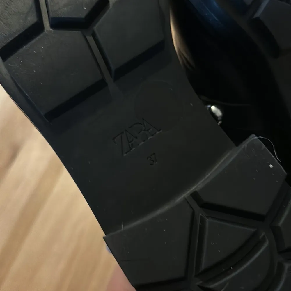 NWT Zara Combat Lug Boots Size 37 / 7 - Image 3