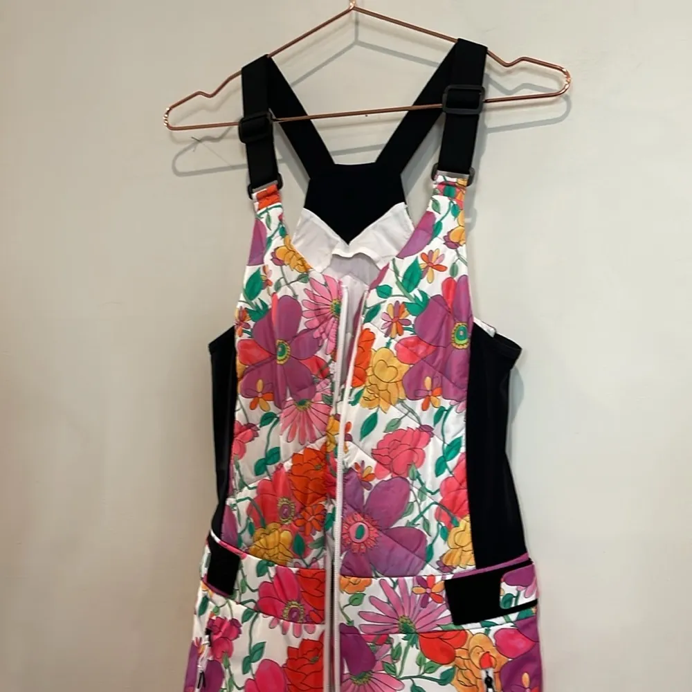 Loveshackfancy insulated ski bibs., Fire +Ice   Size 4 /xs - Image 12
