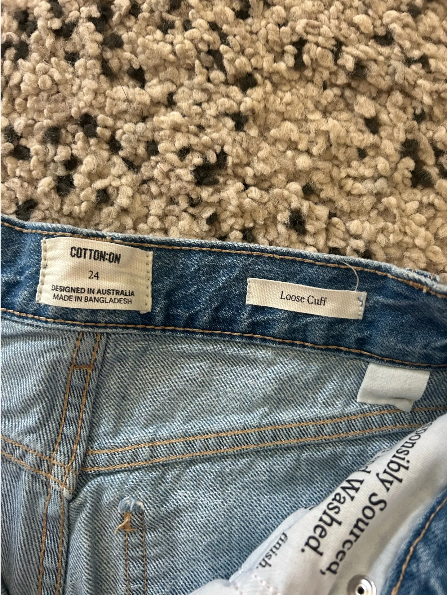 Cotton On Loose Cuff Jeans - Image 2