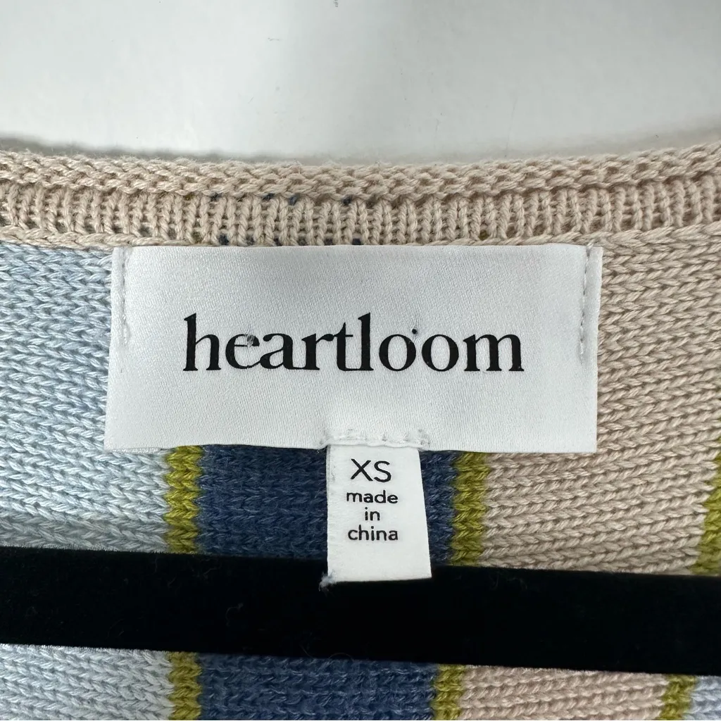 Heartloom Revolve Striped Crochet Cotton Blend Tank Dress Size XS - Image 3