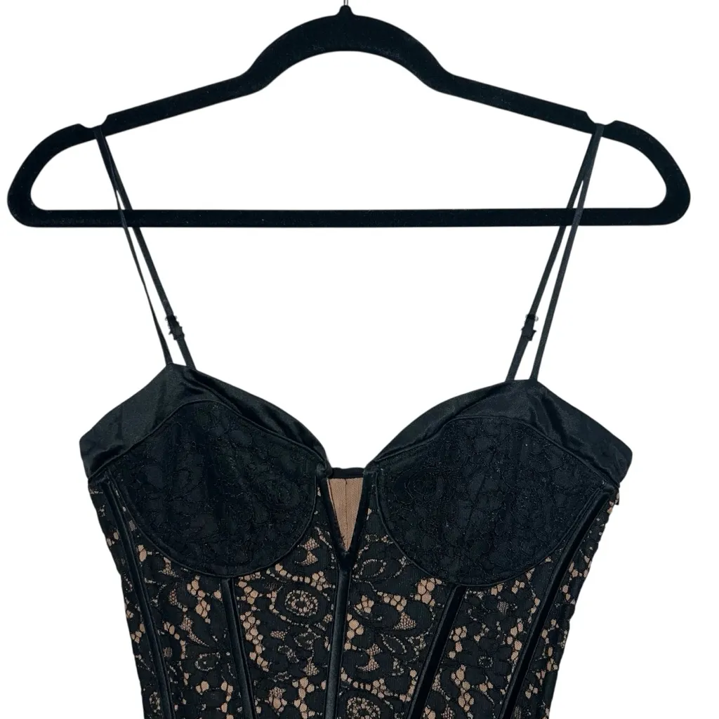 NEW NWT Cami NYC Anne Corded Lace Bodysuit In Black - Image 6