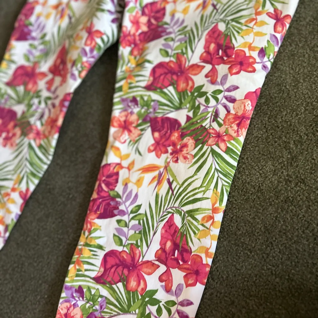 Tommy Bahama Floral Skinny Pants - Multicolor - Image 11