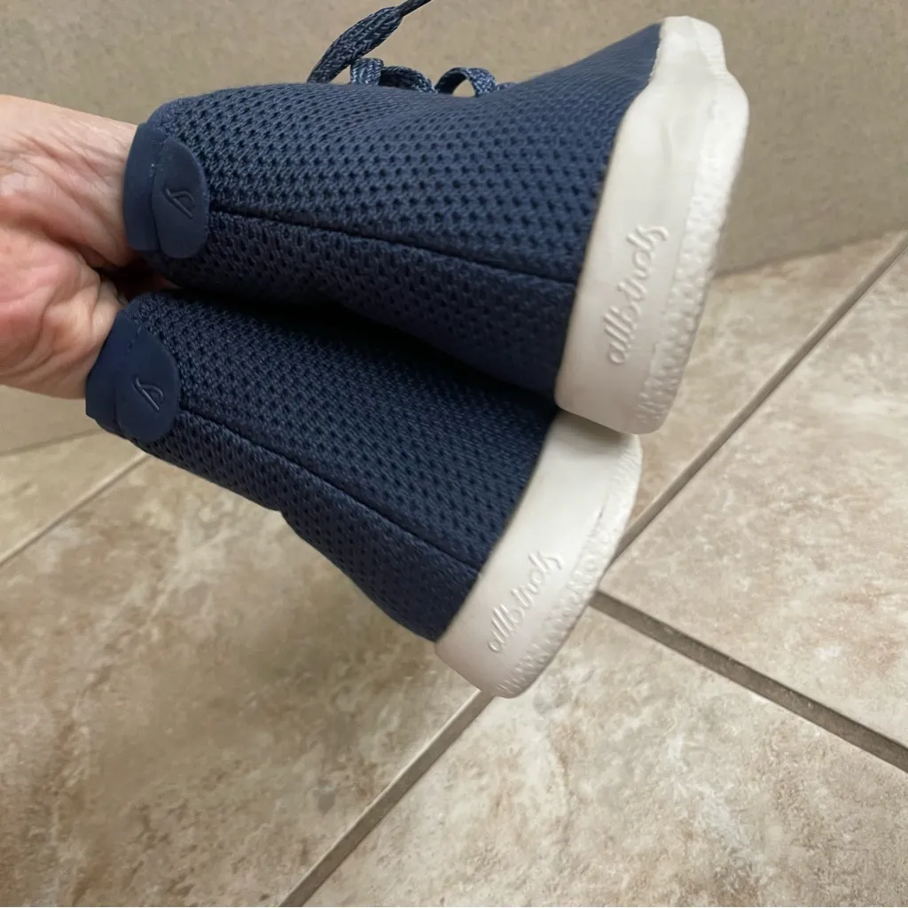 ALLBIRDS TT Tree Topper High Top Womens 7 Blue White Sole Sneakers‎ shoes EUC - Image 6