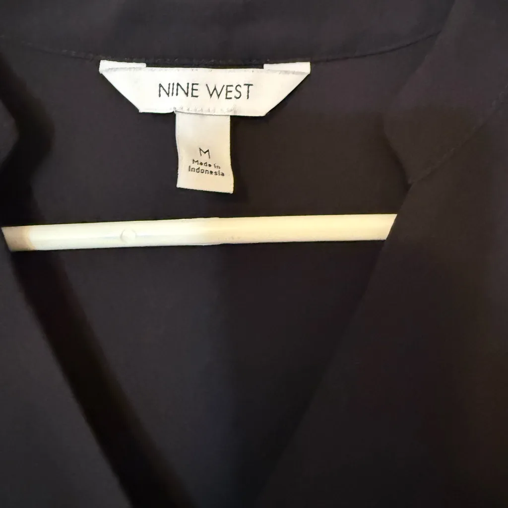 Nine West Black Button-Front Mini Dress - Image 3