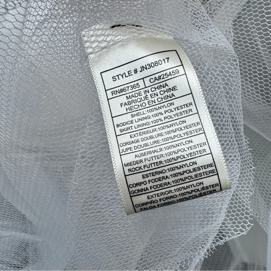 NEW Betsey Johnson Bride Vibes Tule Bridal Dress Gown White XXL NWT $299 - Image 7