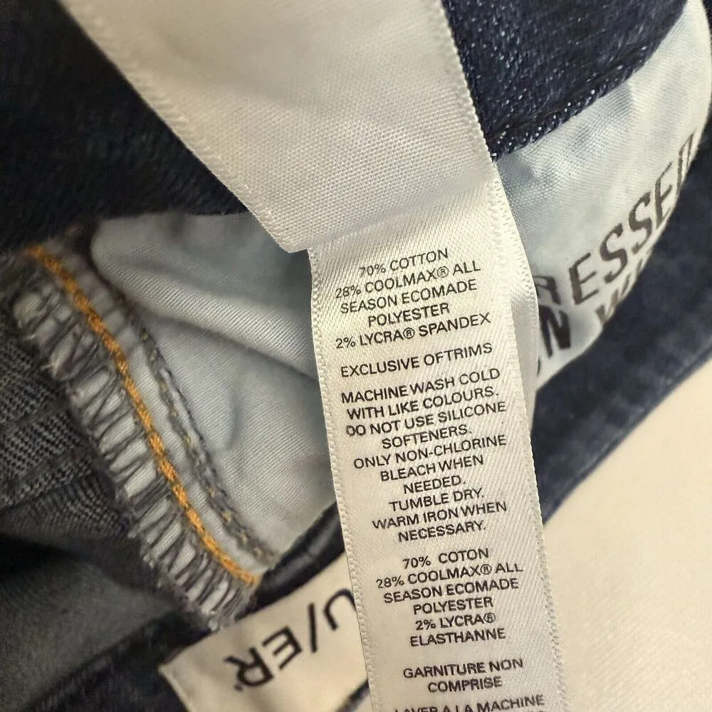 DU/ER Jeans Womens 26 x 29 Medium Blue Performance Mid Rise Skinny Stretch - Image 5