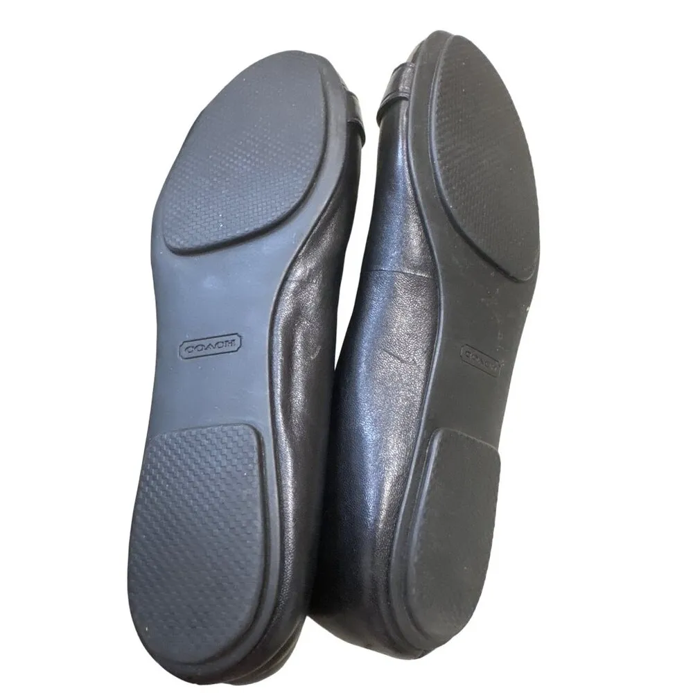 Coach women’s black shoe/loafer/flats/ballet London shoe size 8.5B SKU 2727 - Image 8