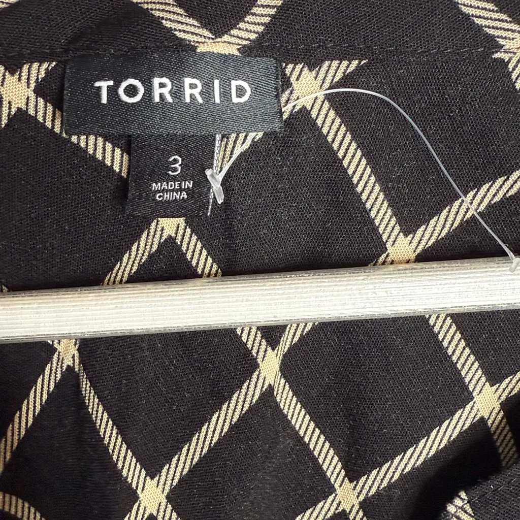 Torrid Emma Babydoll Rayon Slub Lace Trim Tunic Top NWOT W1868 Plus Size 3X - Image 8