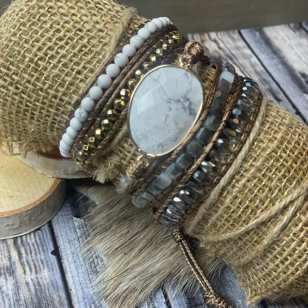 Long Strand Bracelet: Soft Tone - Image 5