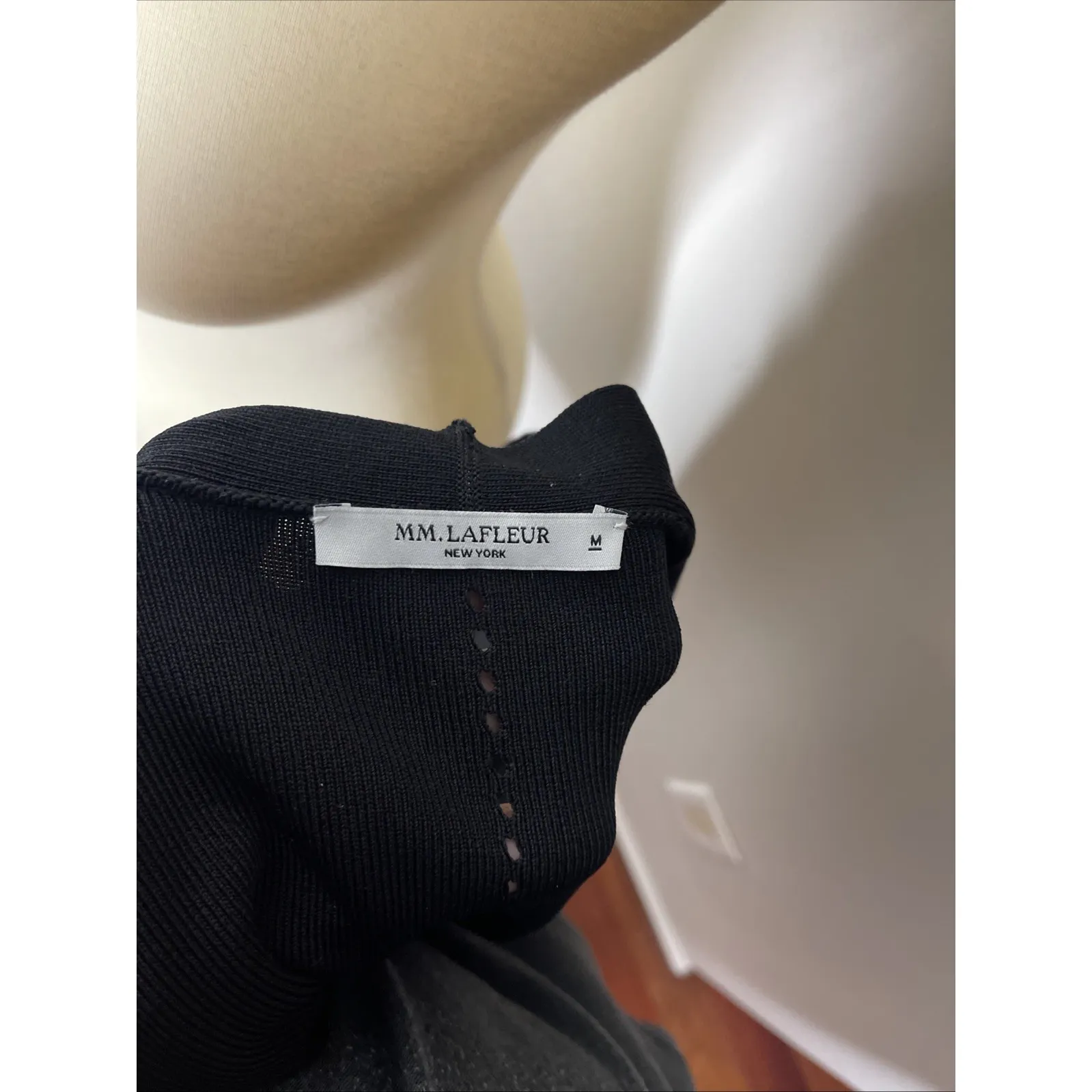 MM Lafleur Black Woolf‎ Jardigan Cardigan Medium M - Image 9