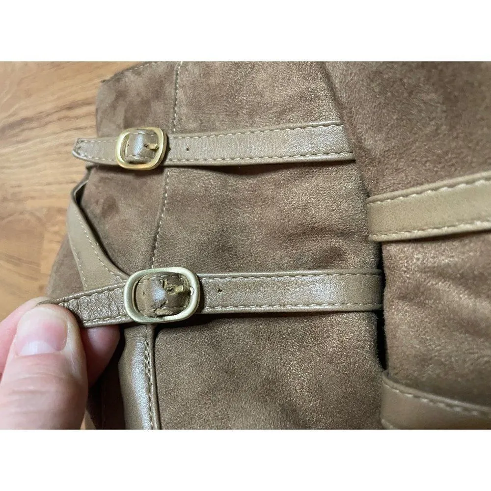 Rialto Caleigh Pointy Toe High Heel Ankle Bootie Tan Size 10 - Image 12