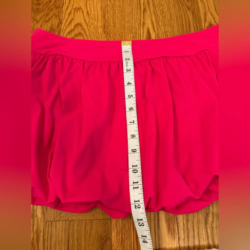 SPANX Flamingo Hot Pink Bubble Swim Skirt Cover Up - Large - Image 9