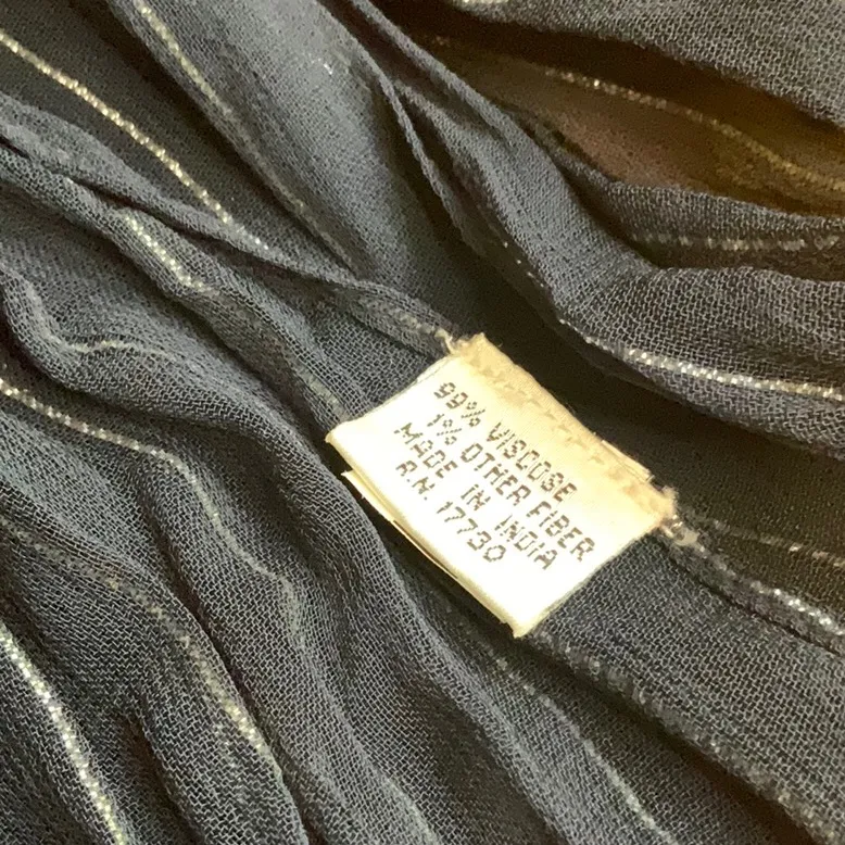 Evening scarf Blue - Image 5