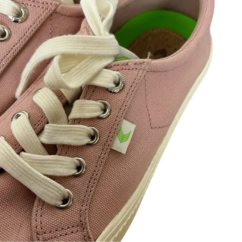 Cariuma Sneakers Canvas Ova Low Lace Up Sustainable Rose Pink Women’s Size 7.5M - Image 12