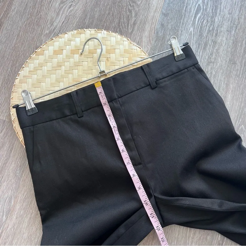 Nwt FRAME‎ the perfect cropped trousers in noir black womens size 6 - Image 5