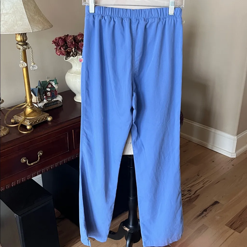 Urbane Ultimate Scrubs Pants XS Tall Periwinkle Blue - Image 5