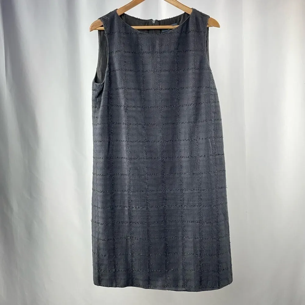 Piazza Sempione Bateau Neckline Mini Shift Dress‎ in Black Size 12 - Image 4