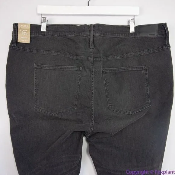 NEW Madewell‎ petite High-Rise Skinny Jeans in Black Sea, 37P - Image 11