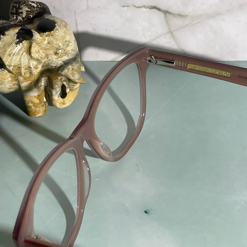 Christian Siriano Women’s Diana Rose Eyeglass Frames Only EUC Pink - Image 6