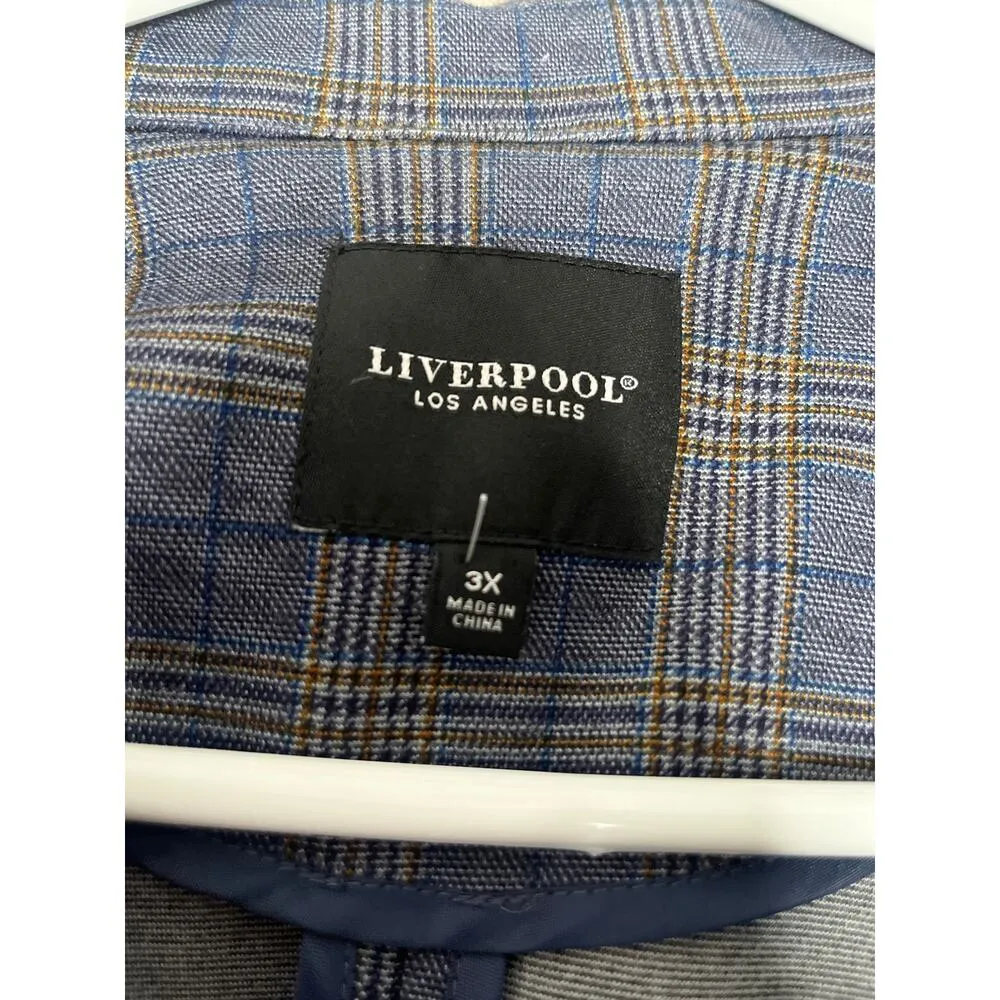 Liverpool Los Angeles Glen Blazer sz 3x Blue - Image 3