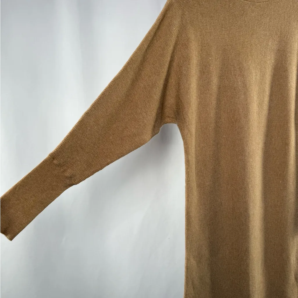 NWT Tahari Long Sleeve Knit Dress in Light Brown Size‎ Small - Image 2