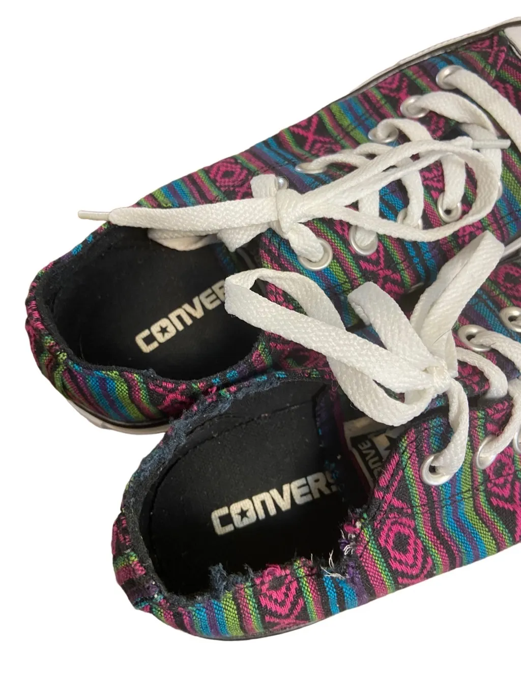 Converse all star southwestern/tribal print unisex lace up sneakers women’s Sz 7 - Image 6