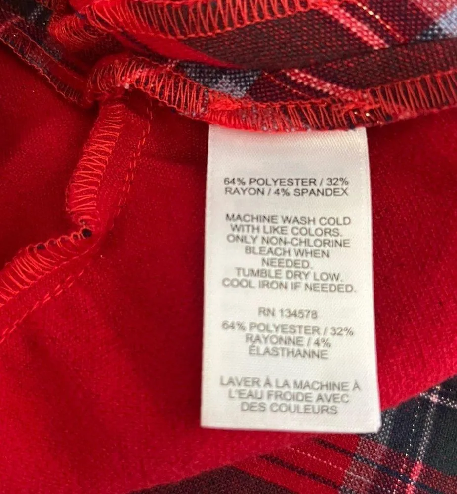 Vineyard Vines Skirt Nantucket Lurex Tartan Ruffle Skirt Sz 4 NWT Red Velvet - Image 16