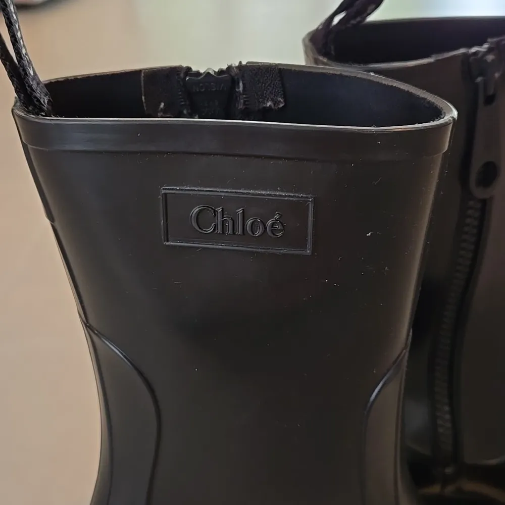 New Chloe Betty Rubber Rain Booties - Image 6
