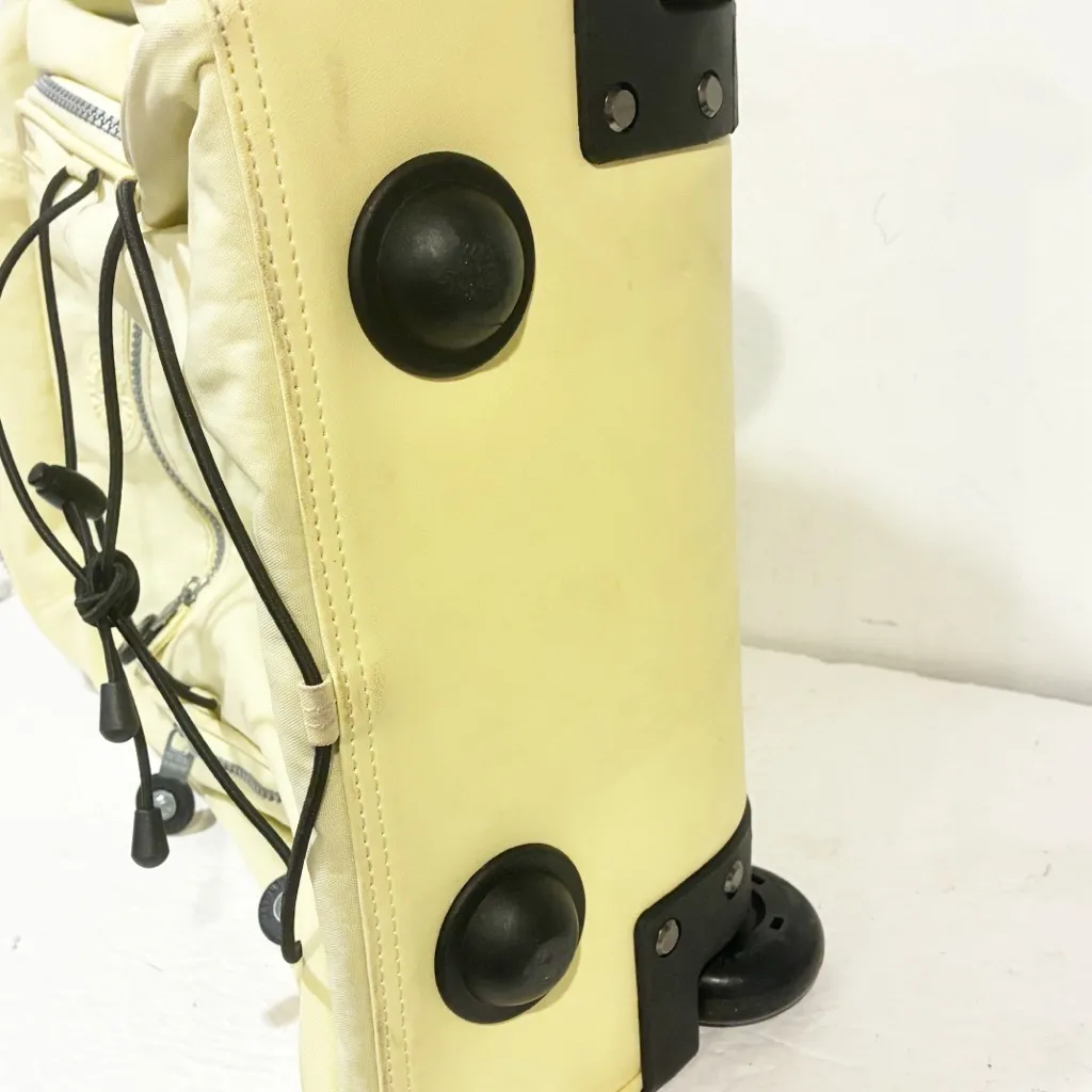 Kipling‎ Sausalito Light Yellow Nylon Wheeled Rolling Carry On Bag - Image 5