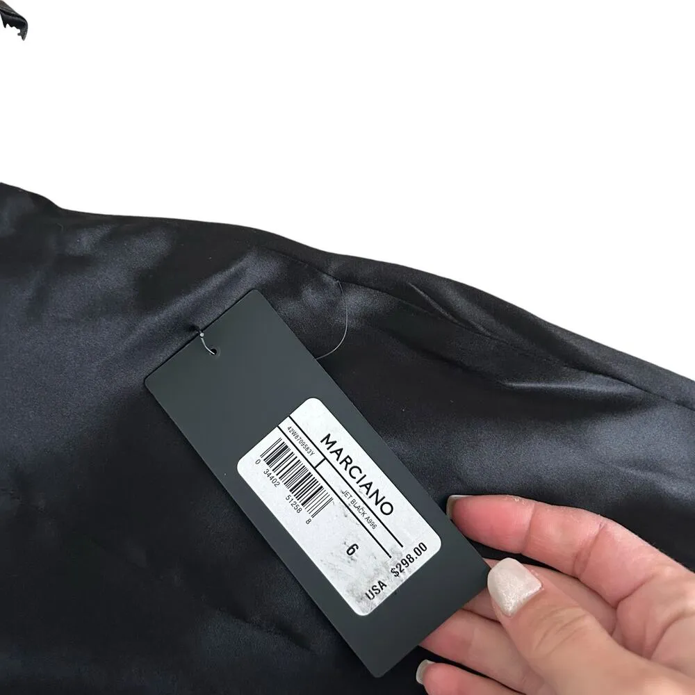 Marciano  Black Cut Out Dress Sz 6 - Image 4