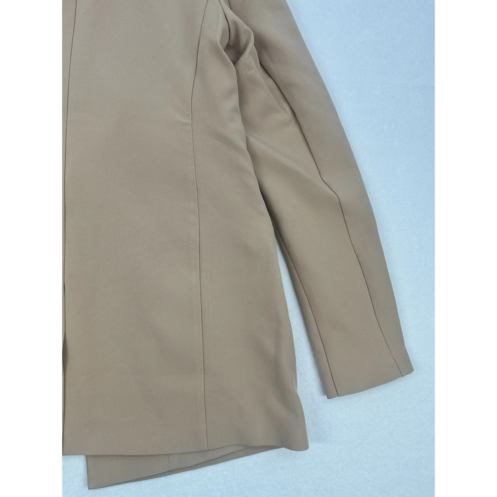 NWT The Drop Womens Blazer Blake Long Praline Brown Size XXS - Image 8