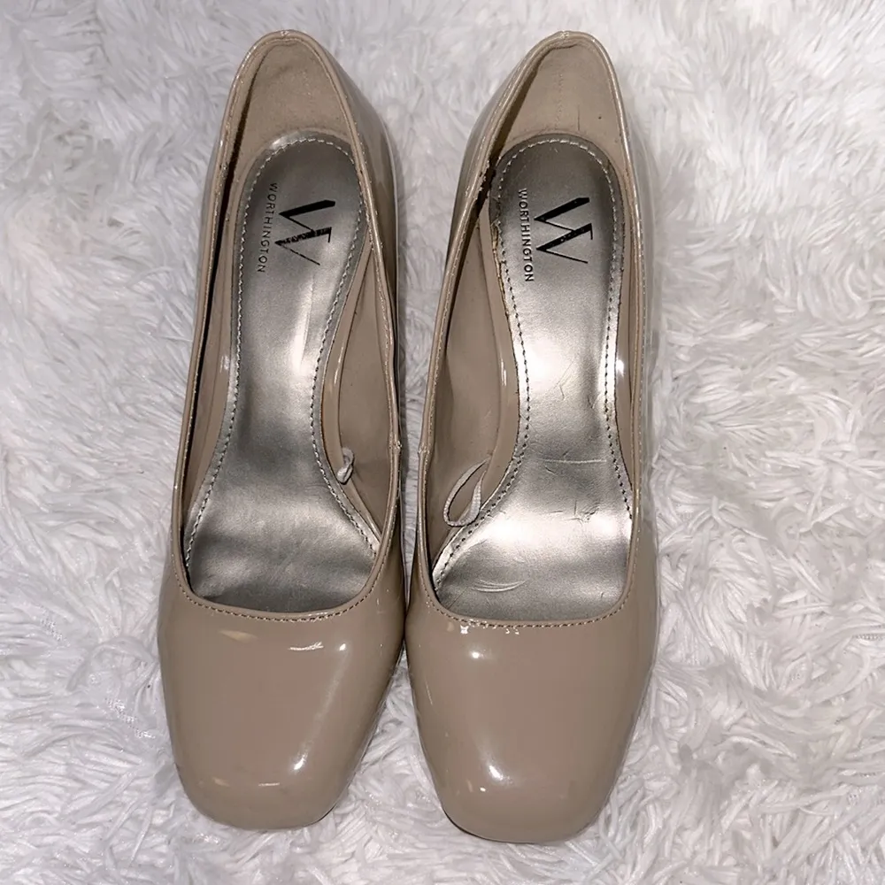 Worthington Nude (Taupe) Noble Heels Sz 6.5 - Image 2
