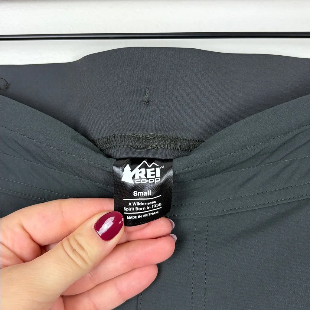 REI Sahara Stretch convertible Hiking Pants Women’s Size Small Dark Gray Pockets - Image 6