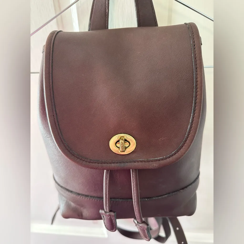 Coach Vintage Classic Daypack Brown - Image 3