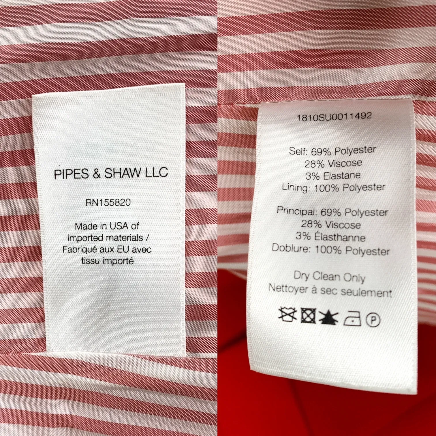 Veronica Beard Red Flame Miller Dickey Jacket Blazer Silver Double Breasted - Image 9