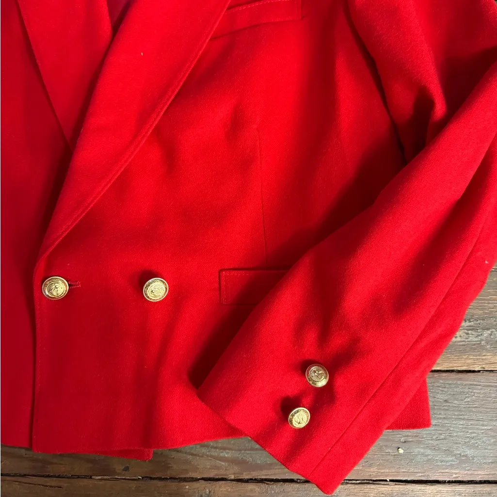 Vintage Pendleton 100% Virgin Wool Women’s Blazer ~ Size Small 💛🍄 - Image 6