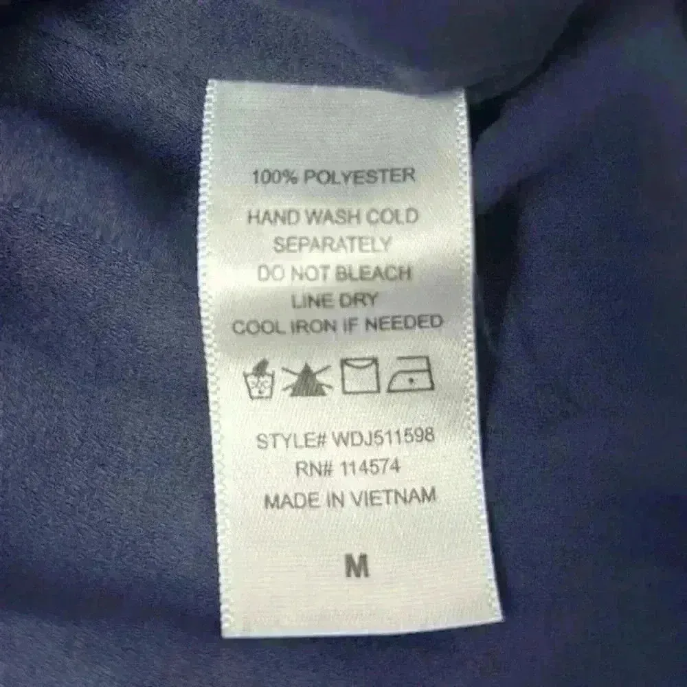 Pleoine Women's Polka Dot Faux Wrap Tie Blouse Navy with dots Green Size M - Image 5