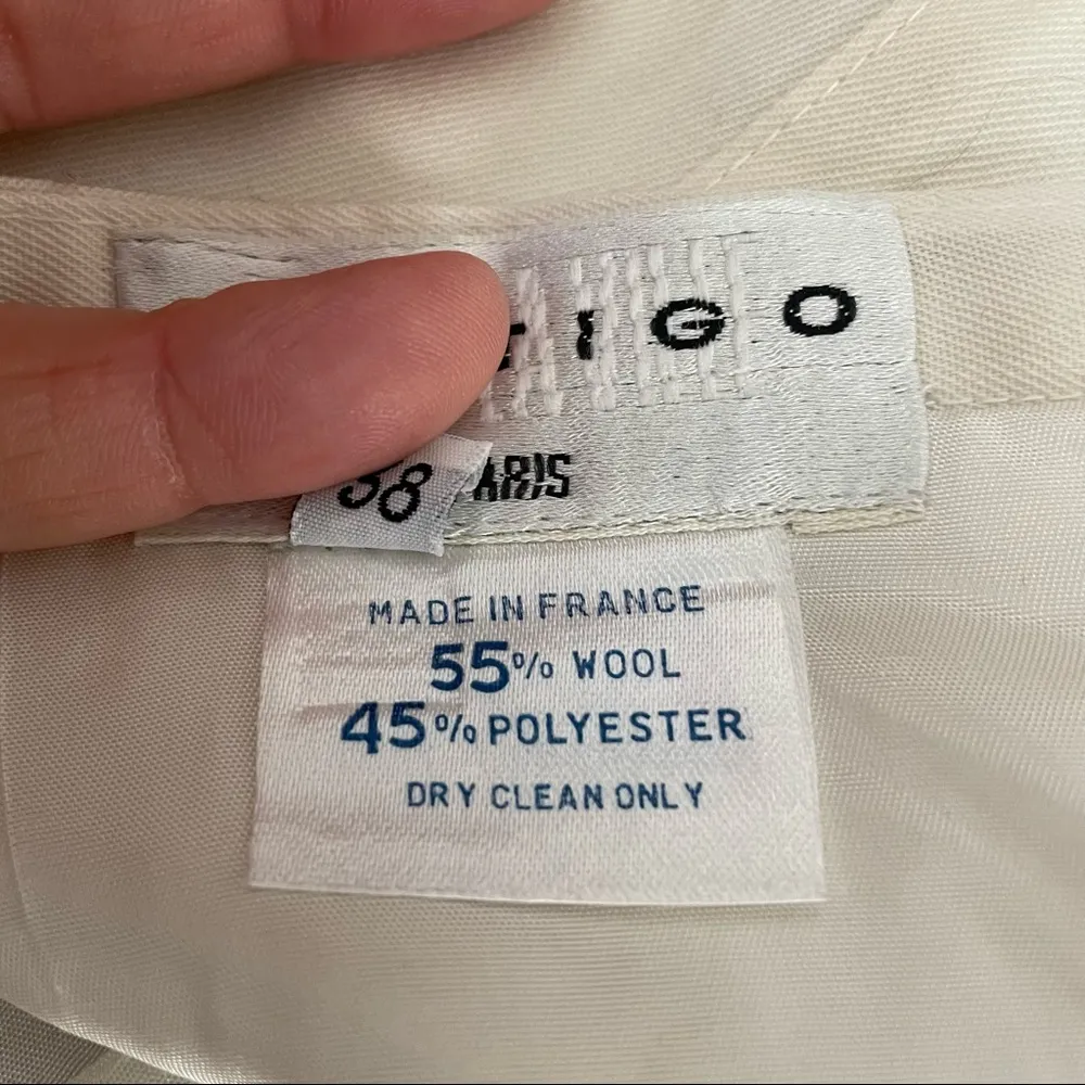 VERTIGO PARIS wool blend mini skirt, size 38 - Image 8