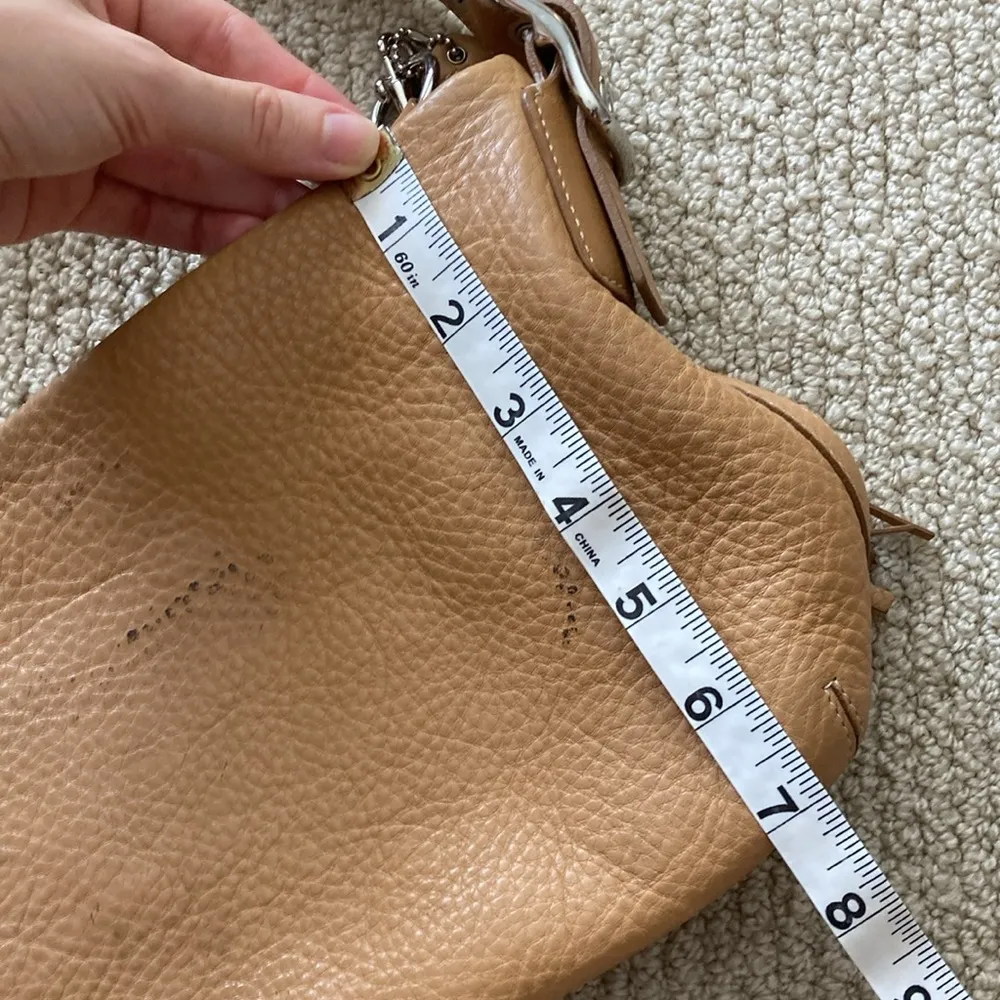 Coach Legacy East West Tassel Shoulder Handbag Vintage Leather J0693-F02188 Tan - Image 10