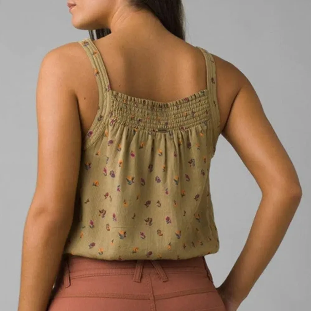 NWT Prana Little Palm Tie Cami in Sweet Grass Meadow - Image 12