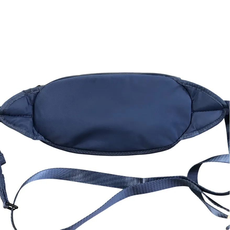 LULULEMON All Hours Belt Fanny Pack Crossbody Bag Blue Mesh Fitness Travel NWOT - Image 9