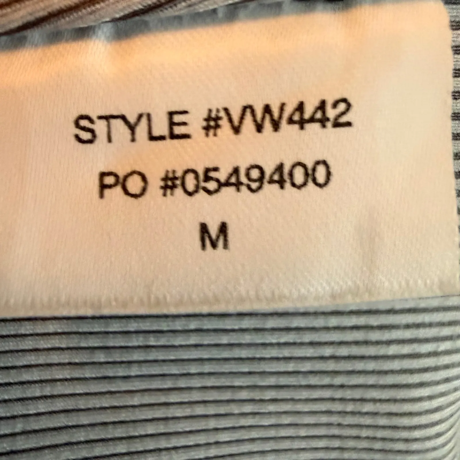 Vuori Clean Elevation Legging Ribbed Gray Women's Size Medium Stretch Activewear - Image 7