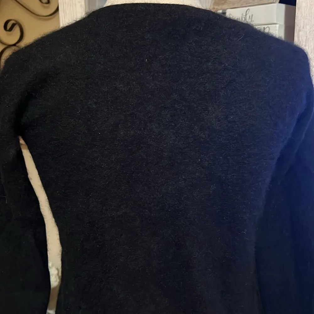 C by Bloomingdale’s cashmere sweater 2ply 100% cashmere women’s size XS Black - Image 5