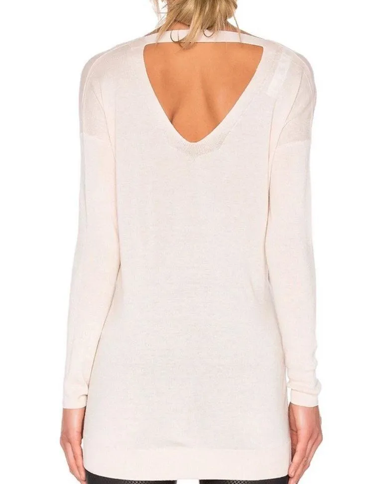 Revolve vimmia wool blend reversible sweater blush - Image 3